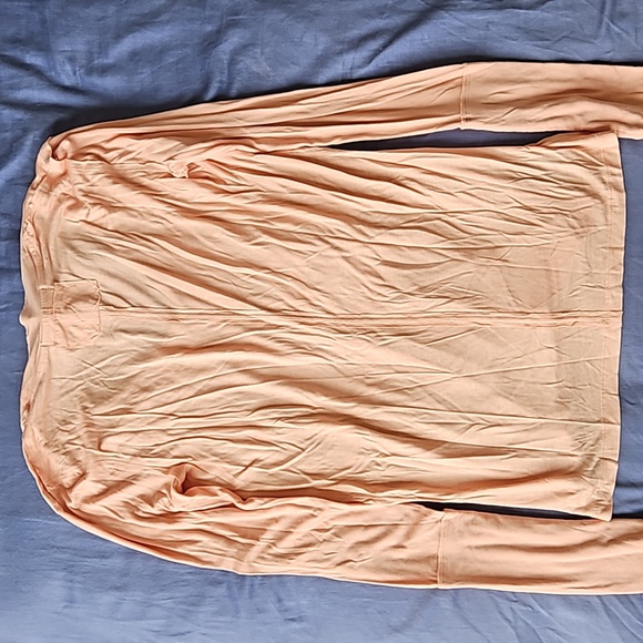 Free People We The Free Fresh and Clean Longsleeve Coral Mist S - Picture 2 of 6